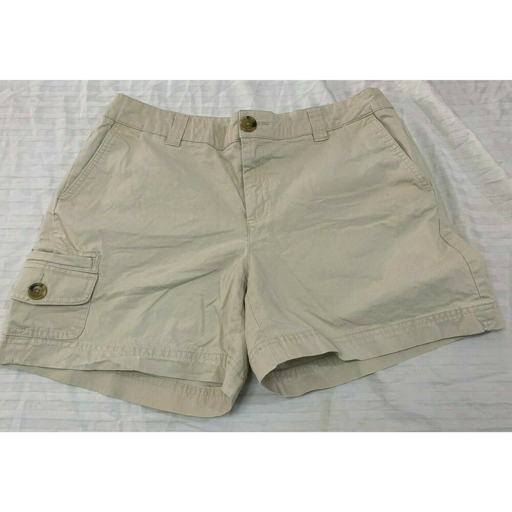 BANANA REPUBLIC WOMENS CARGO SHORTS SIZE 10